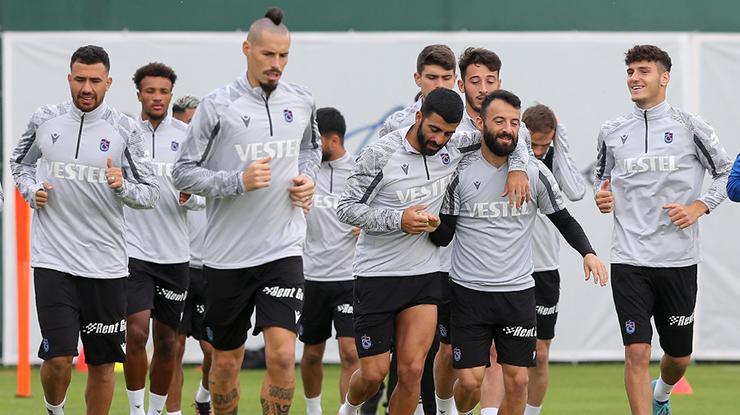 Trabzonspor günü tek idmanla tamamladı