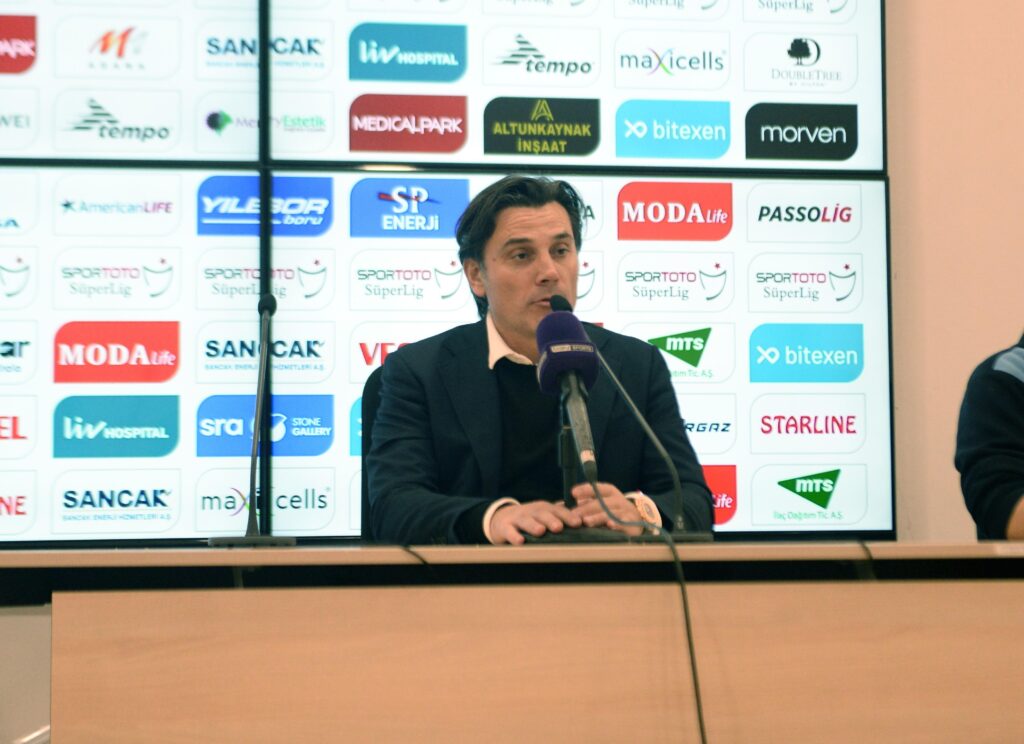 Vincenzo Montella: “Zor şartlar altında galip gelmekten dolayı çok mutluyum”