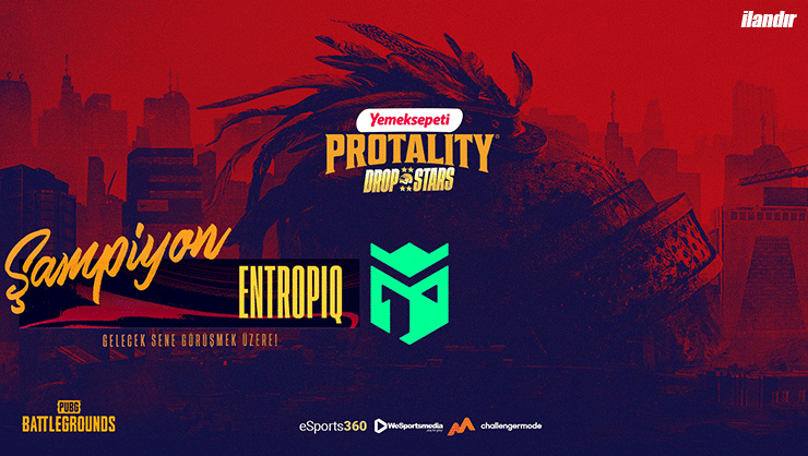 Yemeksepeti PROTALITY DROPSTARS Şampiyonu Entropiq!