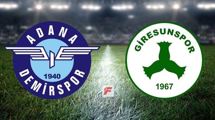 Adana Demirspor-Giresunspor (CANLI)