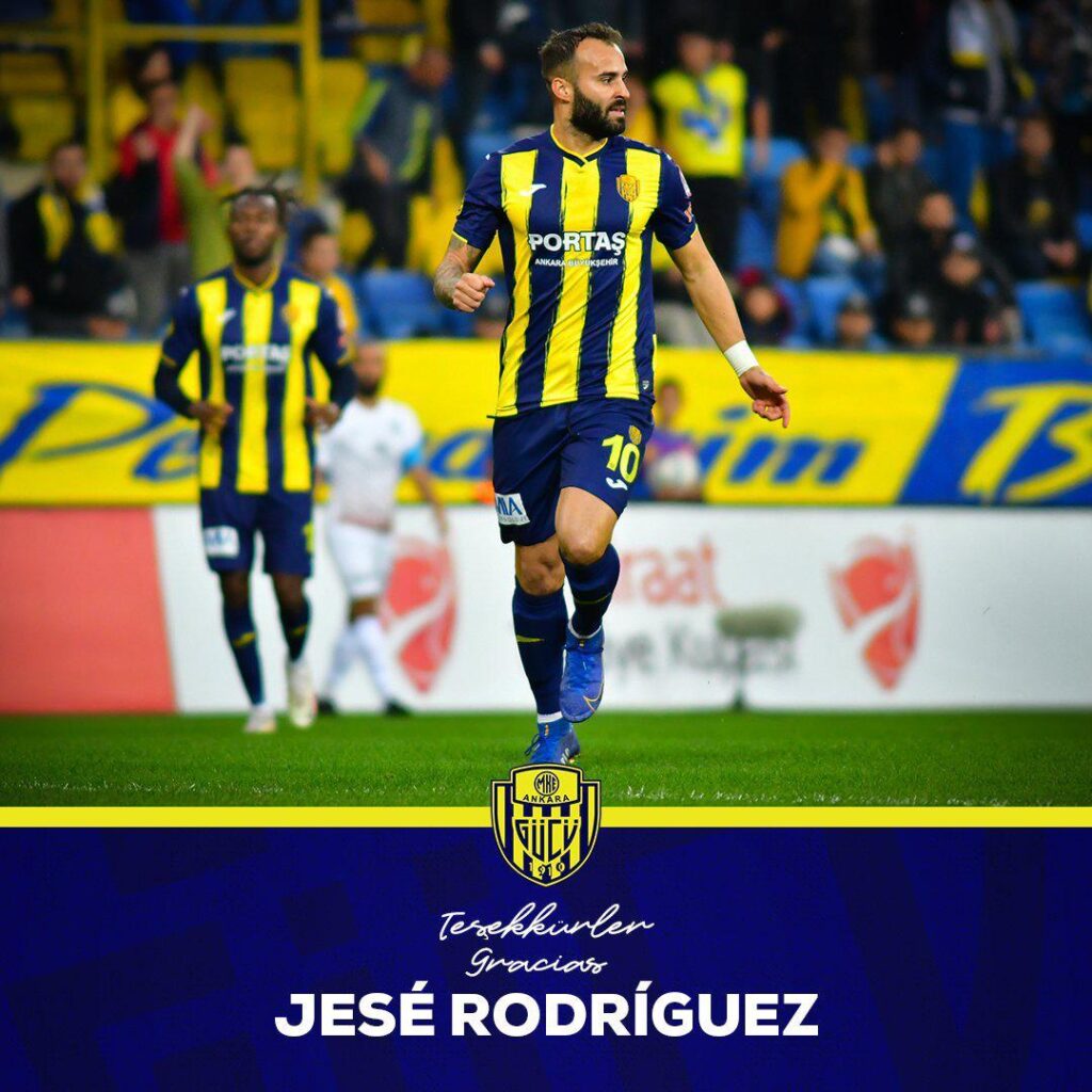 Ankaragücü, Jese Rodriguez ile yollarını ayırdı