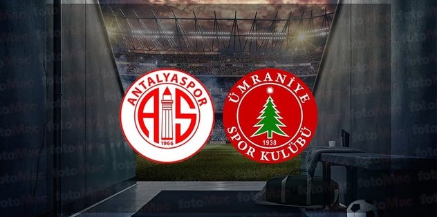 Antalyaspor Ümraniyespor maçı CANLI