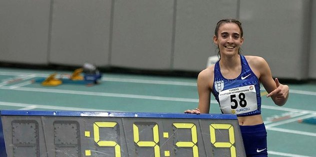 Eskişehirli Eda Nur Tulum’dan 400 metrede iki günde 2 rekor