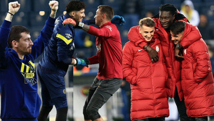 Fenerbahçe-Galatasaray derbisinde güzel görüntüler!