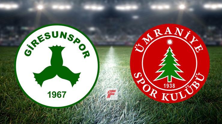 Giresunspor-Ümraniyespor maçı saat kaçta, hangi kanalda?