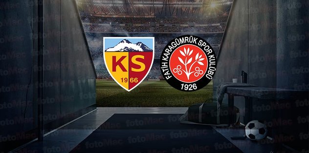 Kayserispor – Fatih Karagümrük maçı ne zaman, saat kaçta ve hangi kanalda canlı yayınlanacak? | Spor Toto Süper Lig