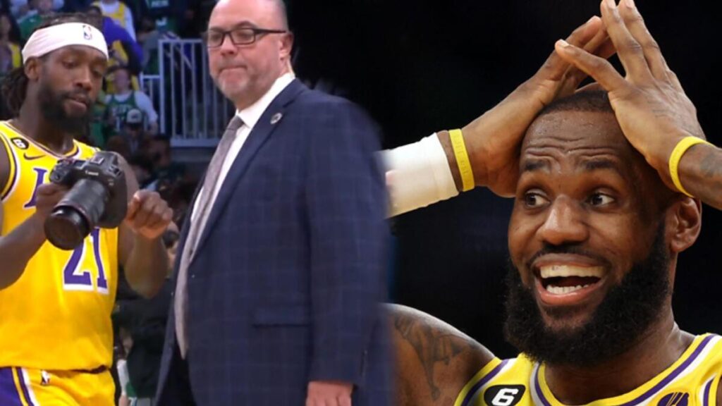 LeBron James çılgına döndü! Fotoğraf makinesini VAR gibi kullandı