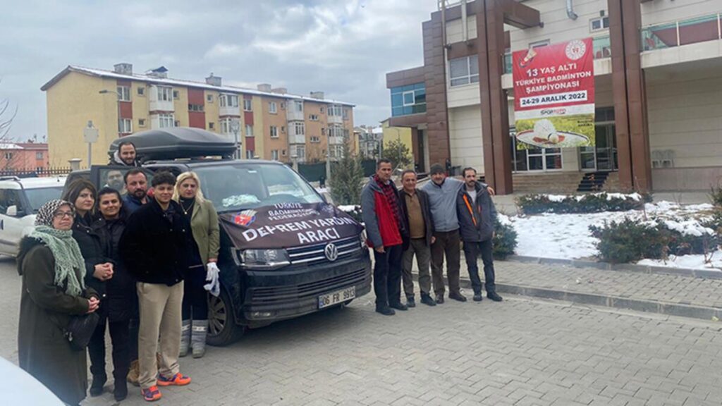 Badminton Federasyonu’ndan depremzedelere 100 bin TL destek