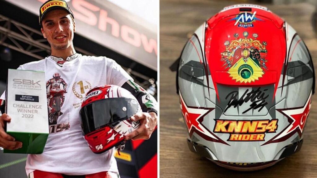 Bahattin Sofuoğlu kaskını 614 bin TL’ye sattı