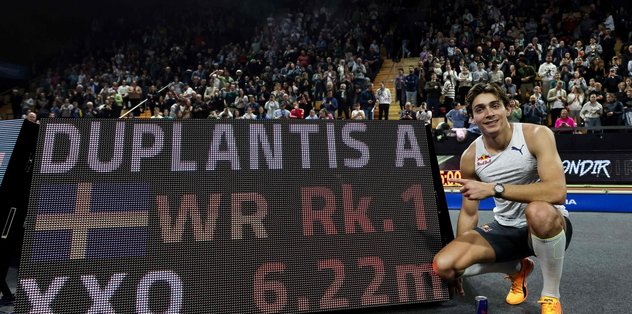 Duplantis’ten rekor