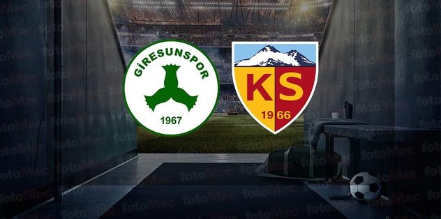 Giresunspor – Kayserispor maçı ne zaman, saat kaçta ve hangi kanalda canlı yayınlanacak? | Spor Toto Süper Lig