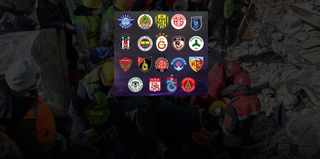 Süper Lig kulüplerinden deprem bölgesine dev yardım! TFF ile ortak destek…