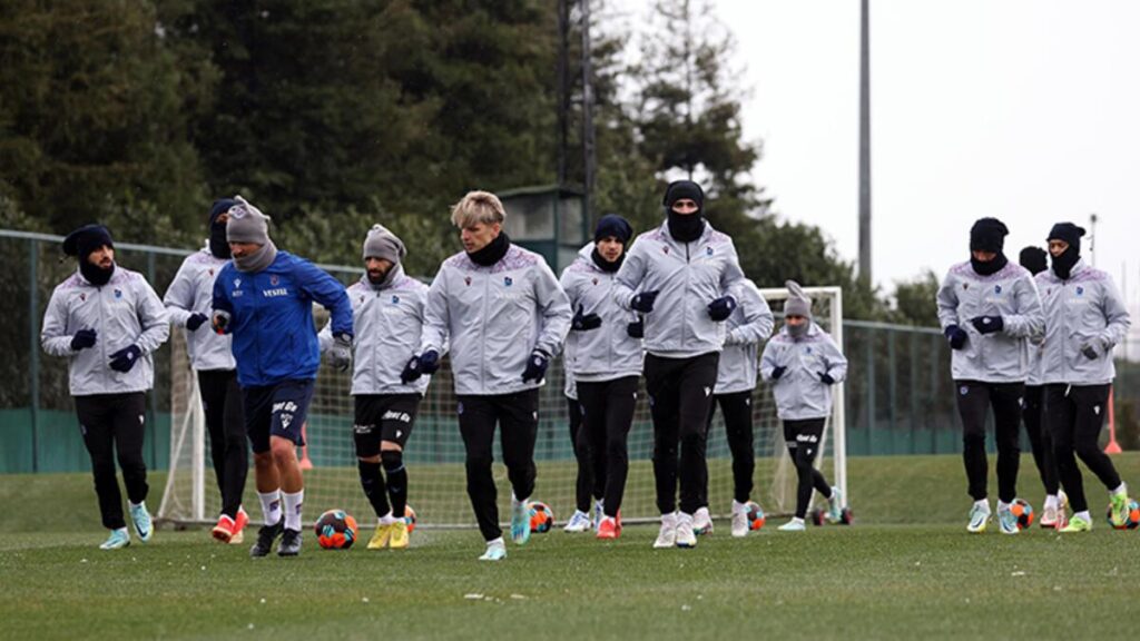 Trabzonspor, Basel maçı hazırlıklarını sürdürüyor
