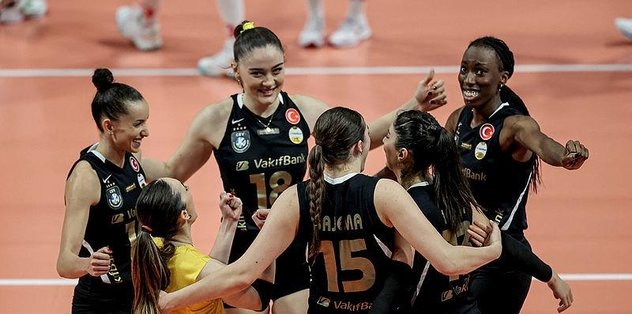 Vakıfbank Voleybol Kadınlar CEV Şampiyonlar Ligi’nde çeyrek finale yükseldi!